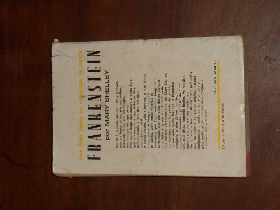 Frankenstein  - Mary Shelley - antigo