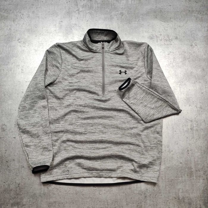 MĘSKA Bluza Thermal PREMIUM Suwak Siłownia Under Armour Logo Active