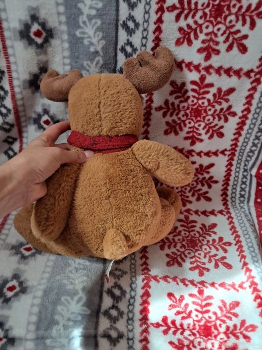 М'яка іграшка новорічний олень