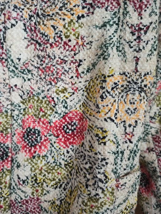 narzutka marynarka bawełna zara S