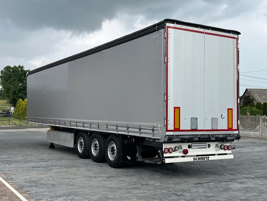 Schmitz Cargobull SCB / 2019 / FIRANKA/ OS PODNOSZONA / KOSZ PALETOWY /   CERTYFIKAT XL / ZADBANA