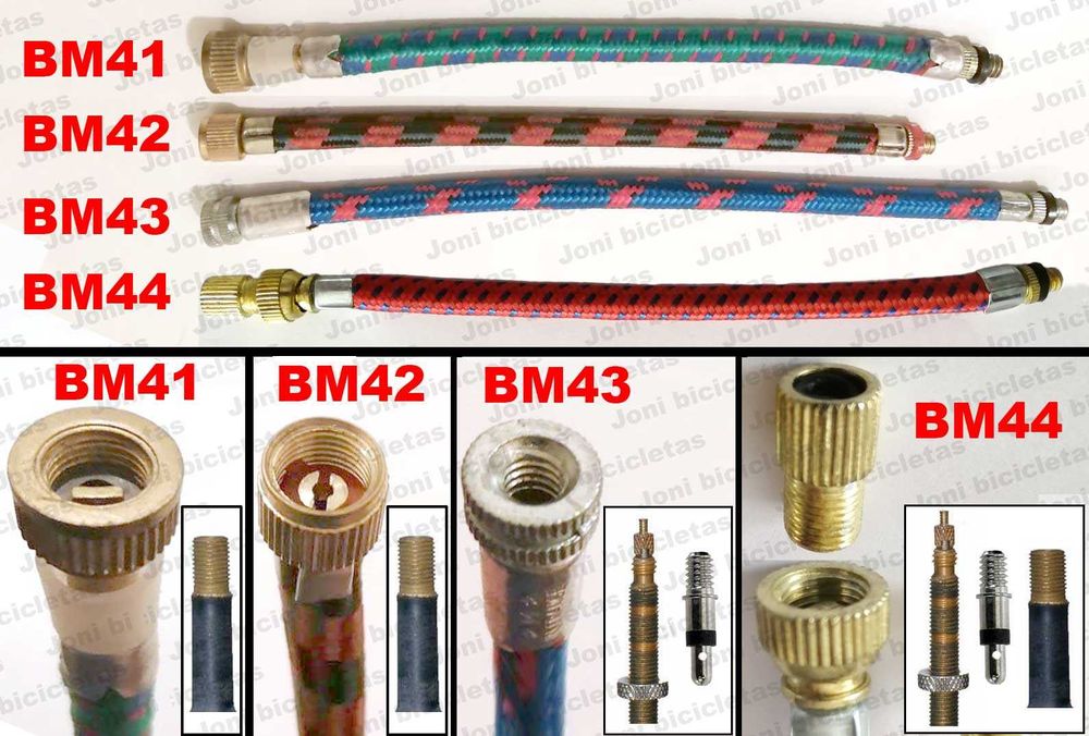 Bombas de ar, válvulas e acessórios p/ bicicleta