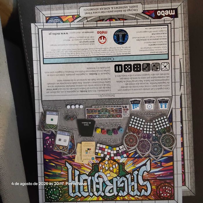 Jogo tabuleiro sagrada