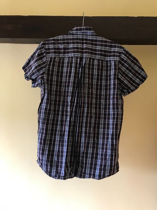 Męska koszula w kratę z krótkim rękawem Dressmann L