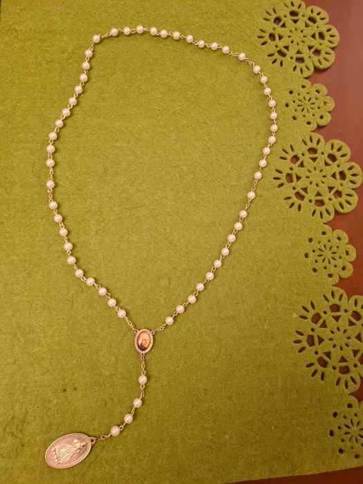 Perłowy różaniec ks. Sopoćko i siostra Faustyna + książka