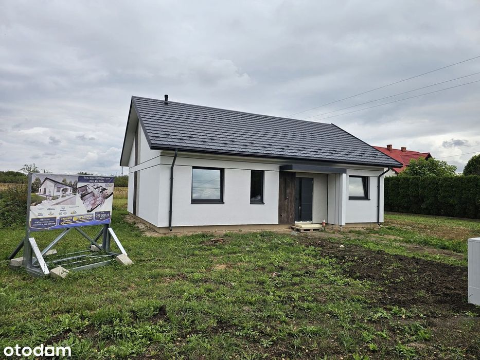 NOWOCZESNY DOM - 91 m² energooszczędnego komfortu bez zbędnych metrów.