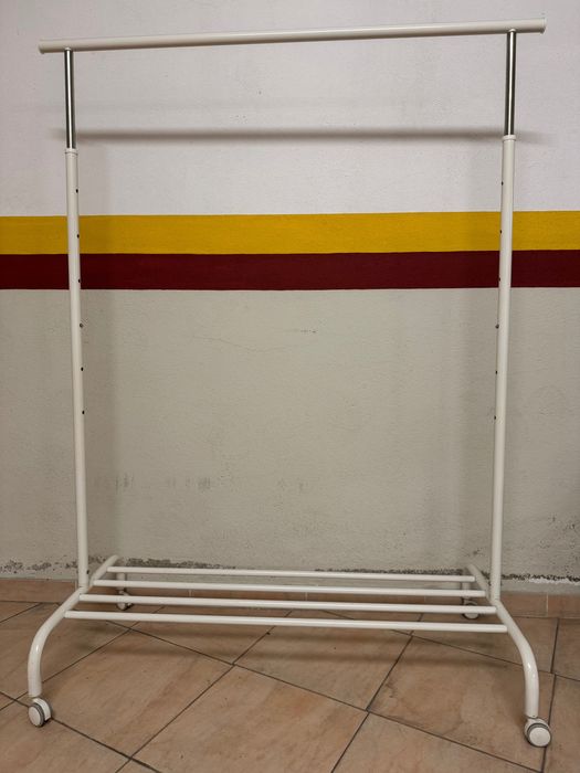 Suporte p/cabides, Riga, Ikea branco