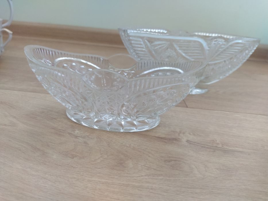 хрусталь Кришталева піала салатниця пара комплект