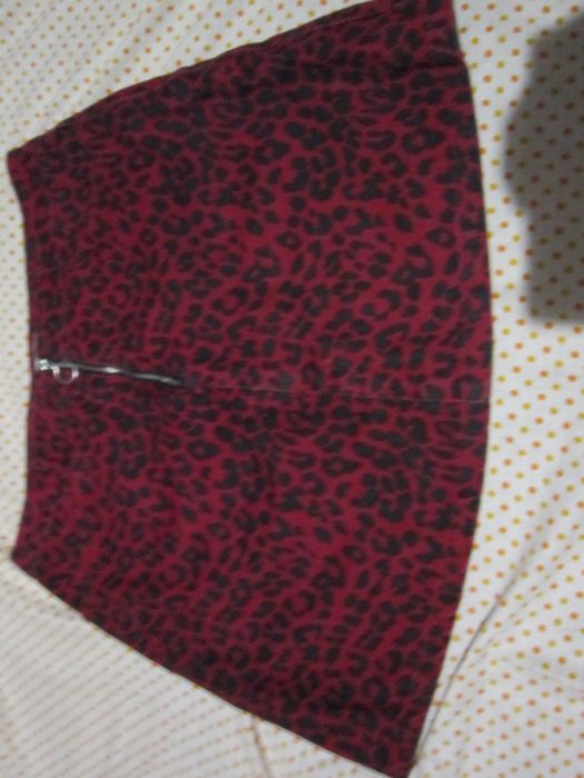 Юбка женская р 46   леопардовая б у