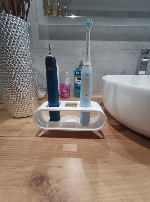 Stojak na 3 szczoteczki 2x Philips Sonicare i Oral-B io