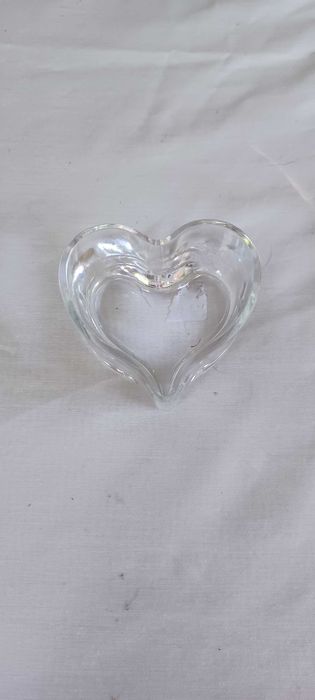 Photophore coração vidro
