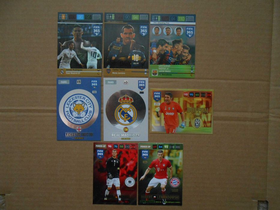 Karty Panini – Różne edycje