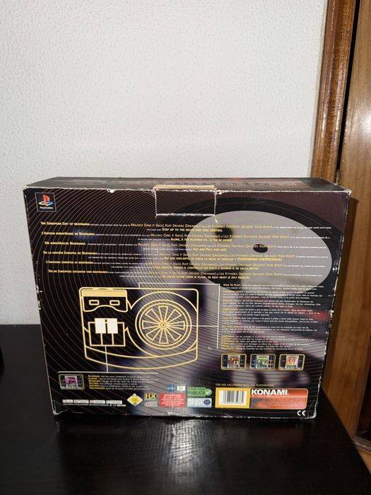 Controlador Beatmania PS1 + Jogo com Caixa