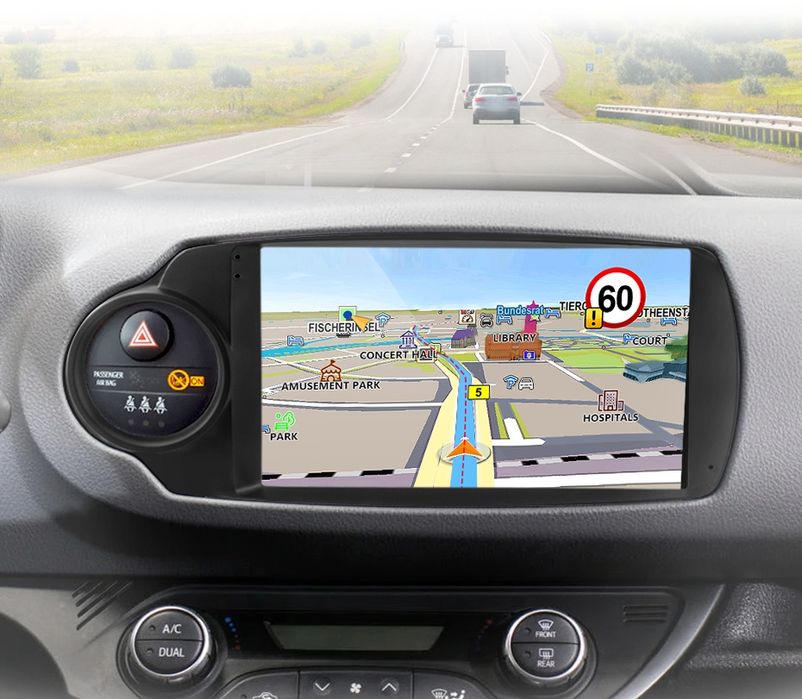 Rádio 9" android Toyota Yaris 2012 a 2017 CARPLAY WIFI GPS 2/32GB Novo
