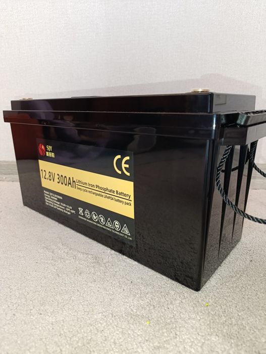 SJY LiFePO4 12V 300 Ah LCD (3840Wh) (BMS200A) акумулятор