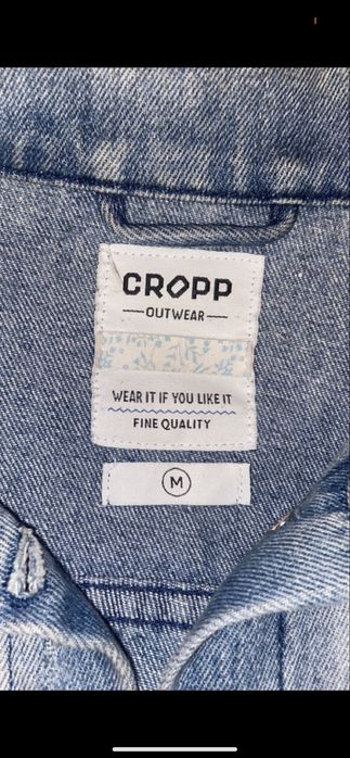 jeansowa kurtka cropp