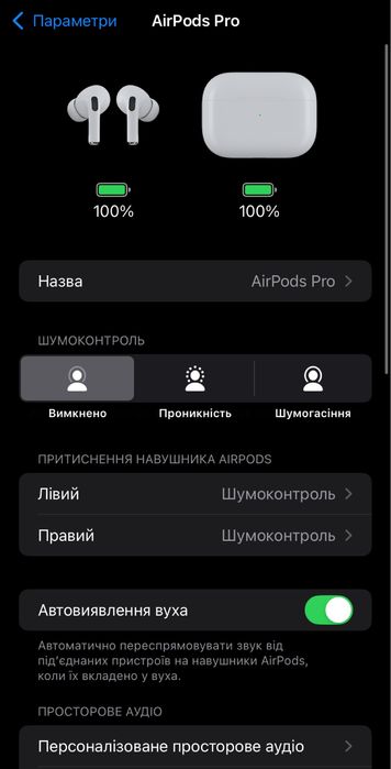 Бездротові навушники. Airpods pro