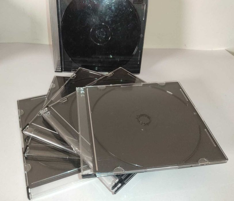 20 caixas SLIM de CD/CDRW/DVD/DVDRW/blu-ray