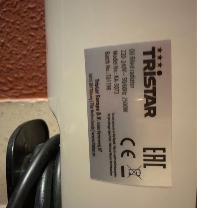 Aquecedor a óleo Tristar