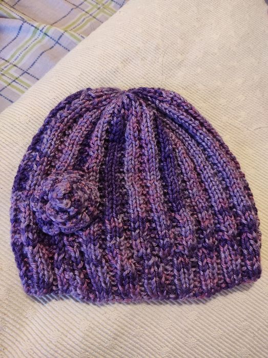 Gorro senhora roxo