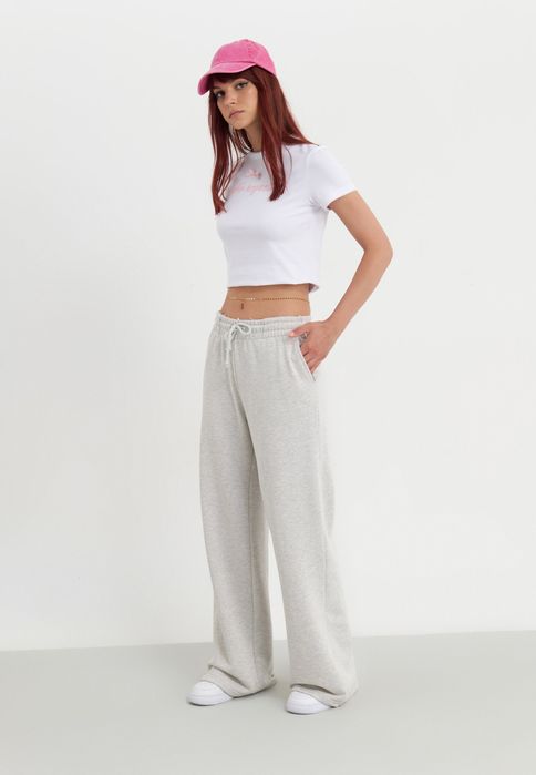 Even & Odd 42 Xl Spodnie Damskie Dresowe Szare Dresy Ev421A0Fe D2261