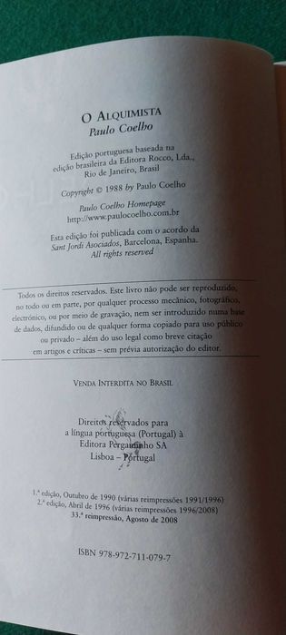 O Alquimista - Paulo Coelho