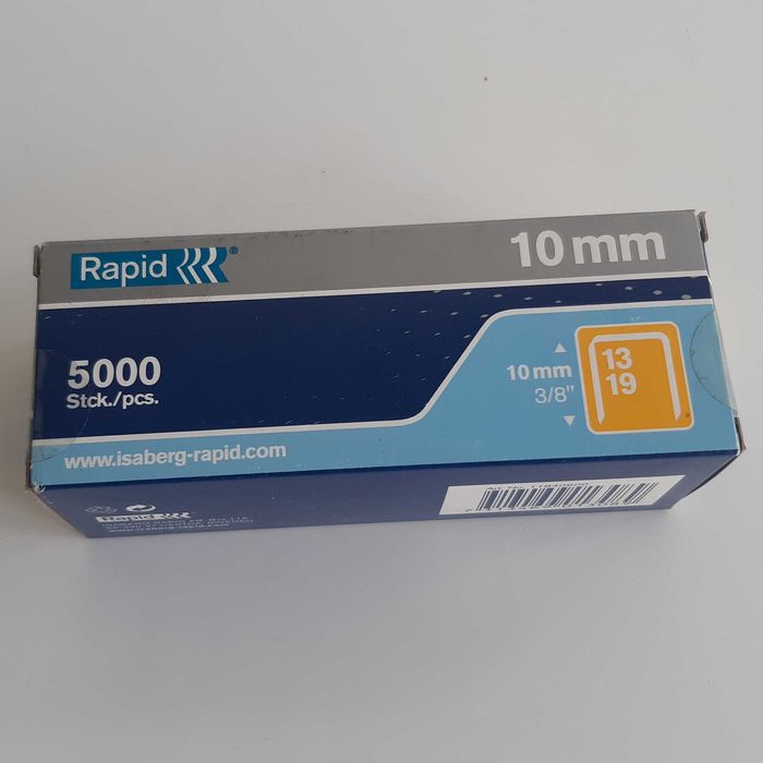 Caixa Nova 5000 Agrafos Rapid 10mm - 13/19