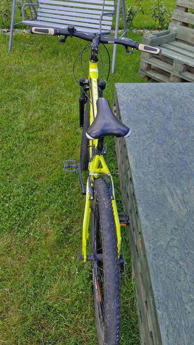 Rower górski KROSS HEXAGON R3 - Limonkowy mat - 17"