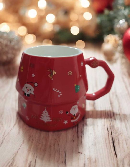 Caneca de natal com estrela
