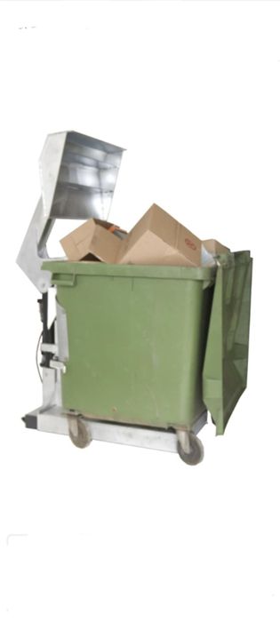 Kompaktor zgniatarka prasa belownica  do odpadów  makulatury folii