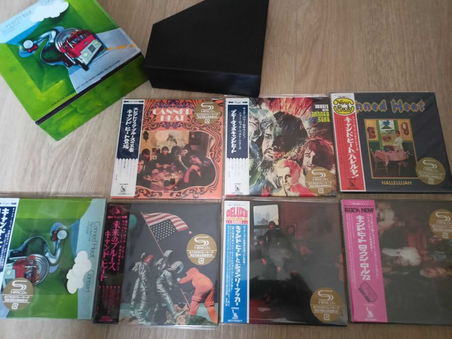 CANNED HEAT zestaw 6 mini lp + gratis box Japan CD SHM