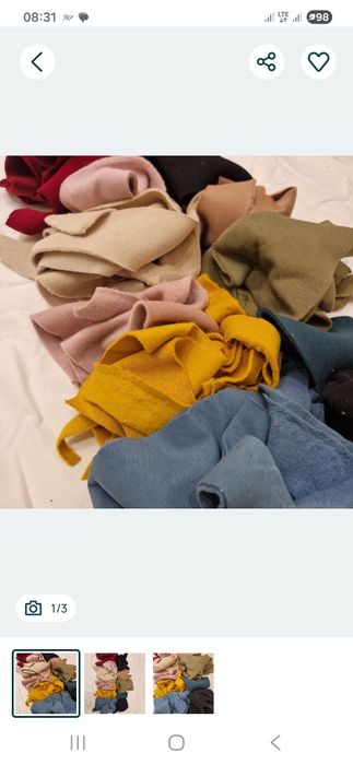 Ścinki,kawałki,resztki polarowe