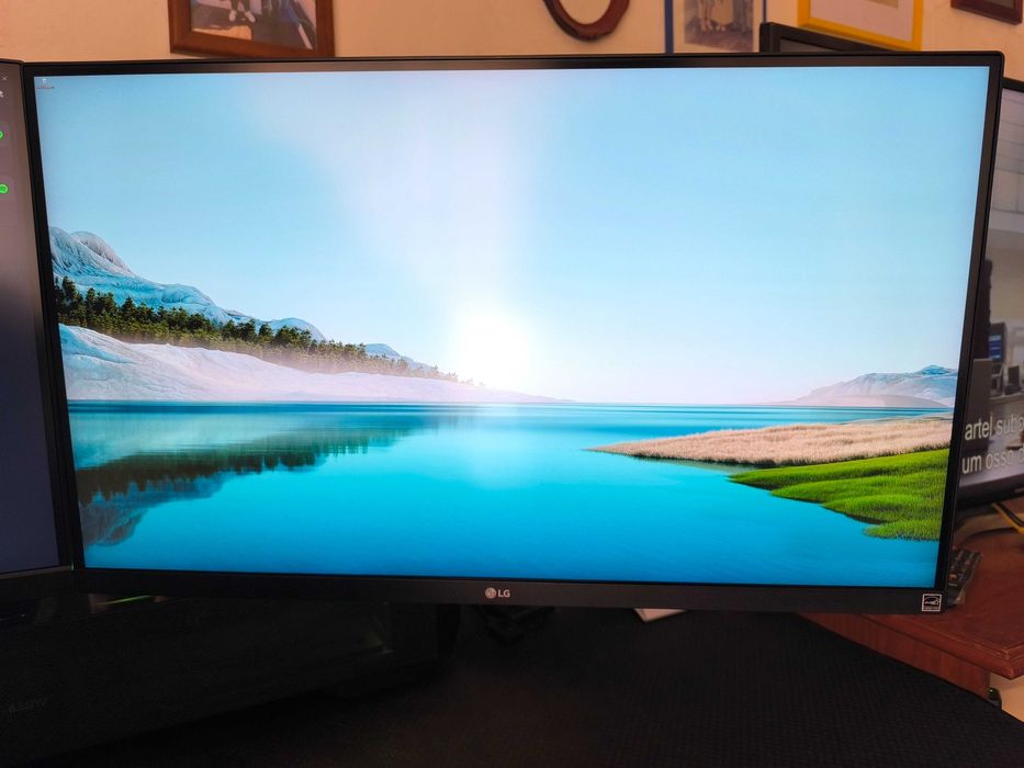 Monitor LG27UP650-W 4k 27 polegadas 60hz com braço incluído