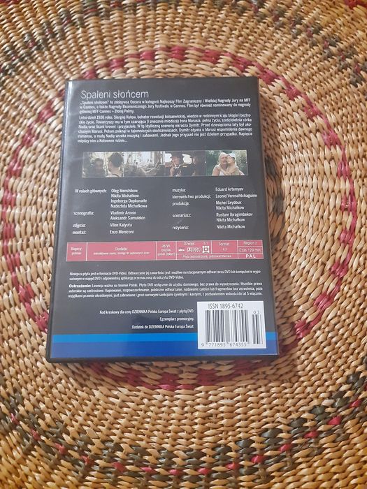 DVD z filmem Spaleni slońcem