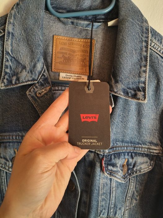 Nowa Kurtka Jeansowa Levi's Premium Original Trucker L Katanka z Metką