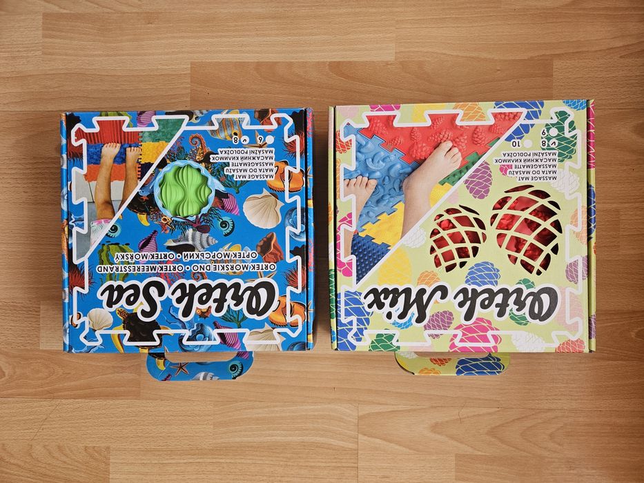 Ортопедичний масажний килимок Ortek Пазли Мікс 6,8,