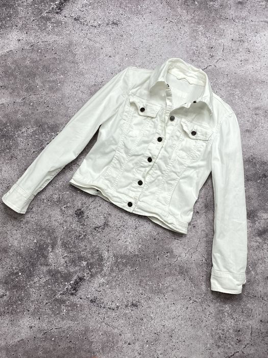 Женская белая джинсовая куртка Henry Cotton’s Xs/S курточка