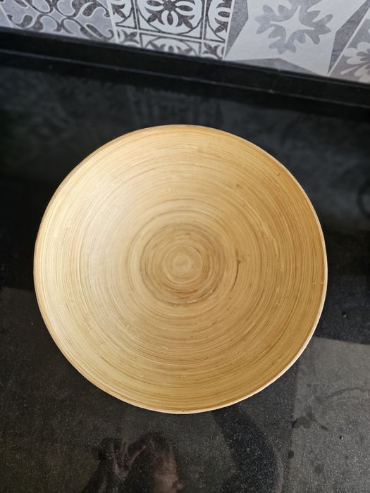 Taça de Bambu lacada a vermelho64409440377345122