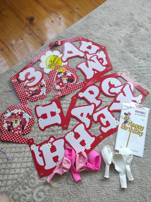 Декор на день народження в стилі Мінні Маус