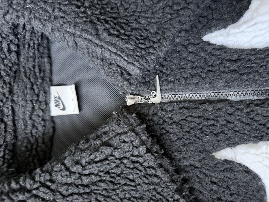 Куртка-кофта женская тедди Nike big logo