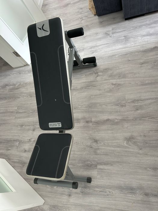 Banco de musculação inclinável Domyos BA 220 – bom estado