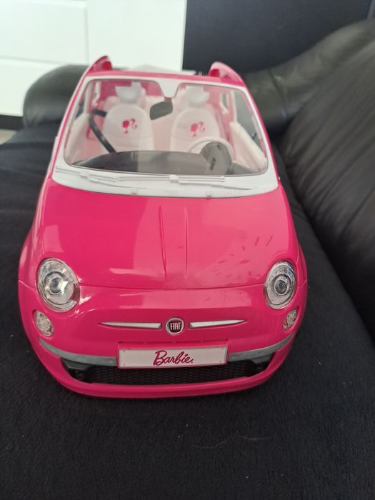 Samochód Barbie Mattel Fiat 500 Cabrio