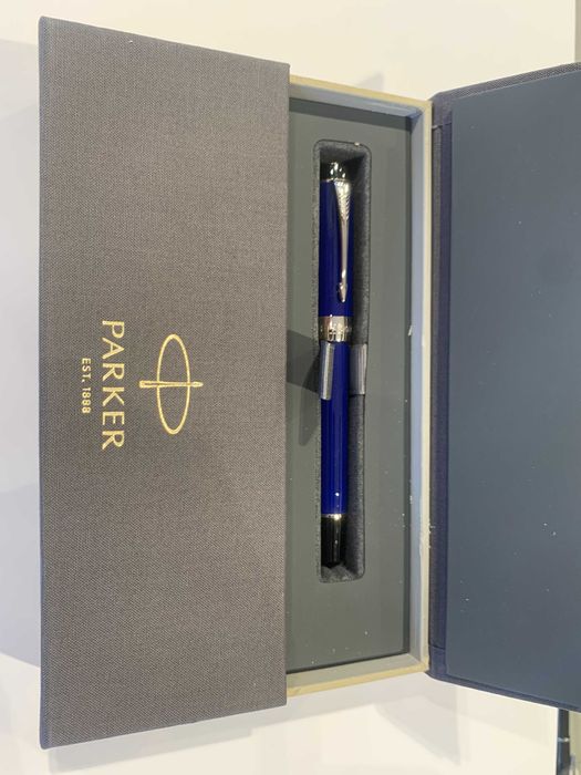 Pióro kulkowe Parker Duofold Niebieska Laka CT