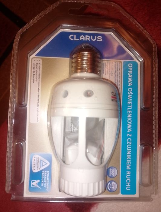 Oprawka oświetleniowa z czujnikiem ruchu NOWA