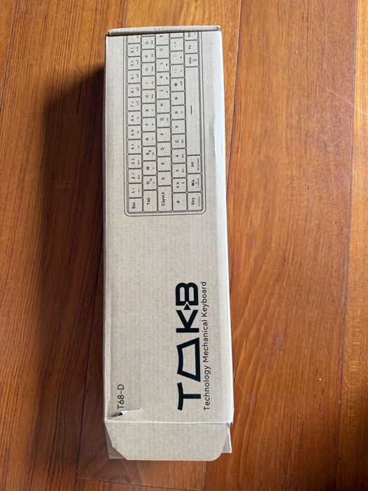 Teclado Mecânico Wireless Retroiluminado TAKB T68-D - Novo