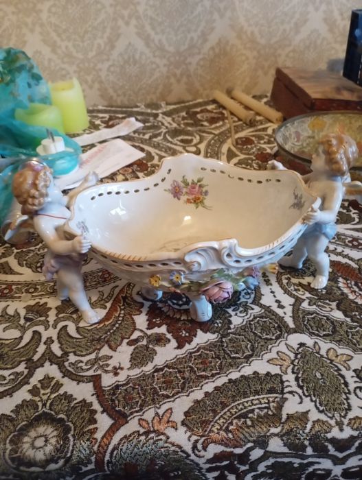 Старинная царская икорница серебро