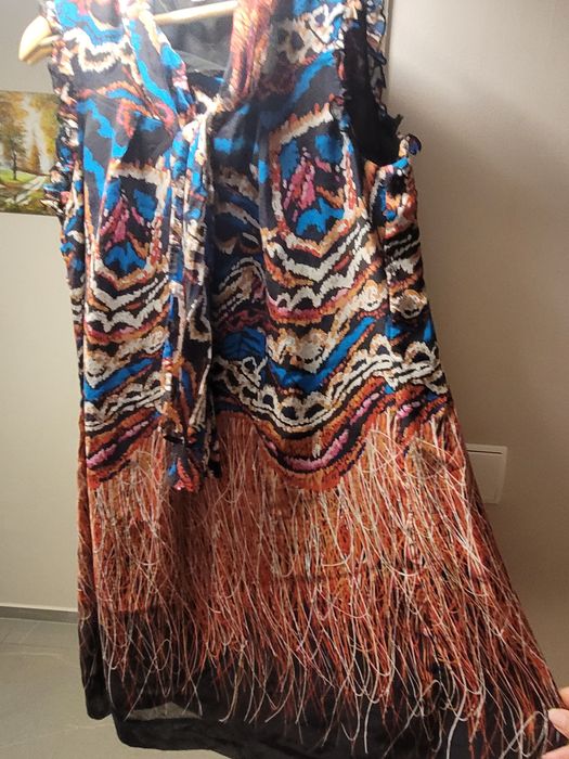 CUDNA Sukienka **SOLAR**  Jedwabna r 40