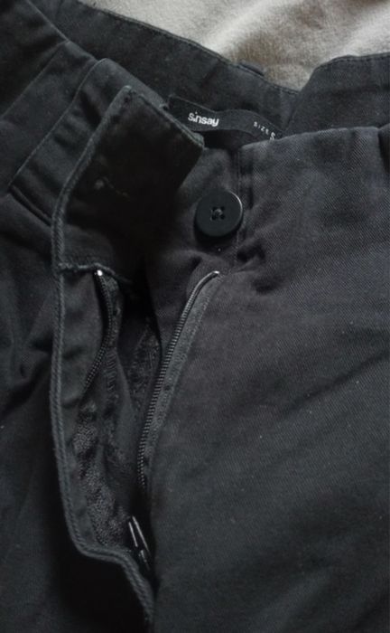 czarne spodnie z wysokim stanem