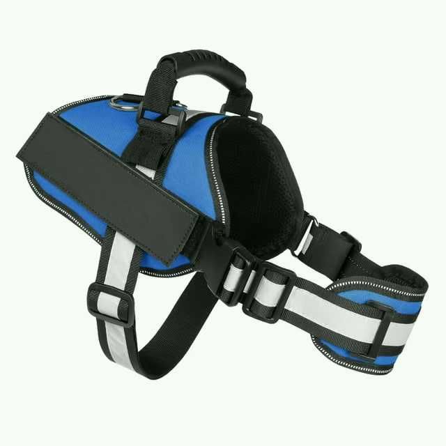 Шлейка водилка для поисковых собак с ручкой для удержания роз. S, M, L