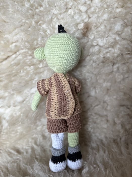 Czesio Maskotka na szydełku